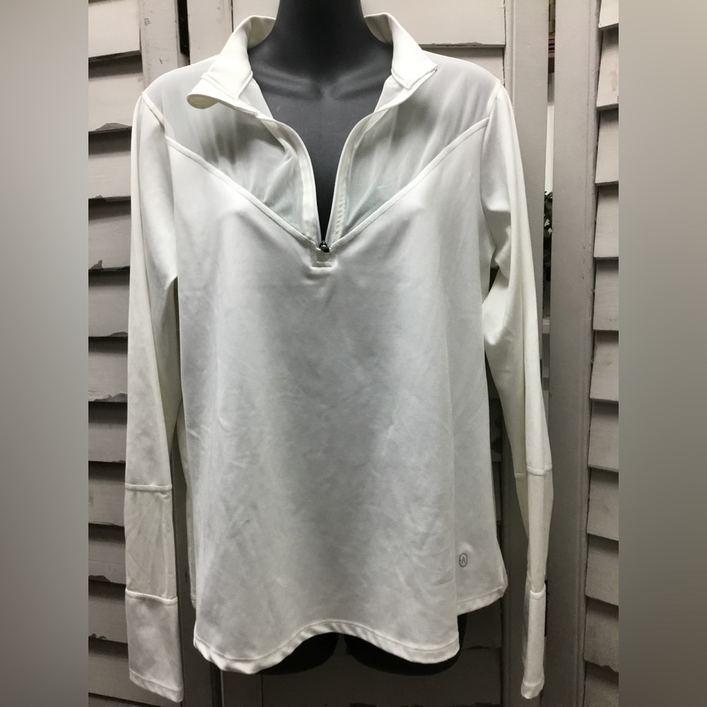 Just fab Active long sleeve top with sheer panels